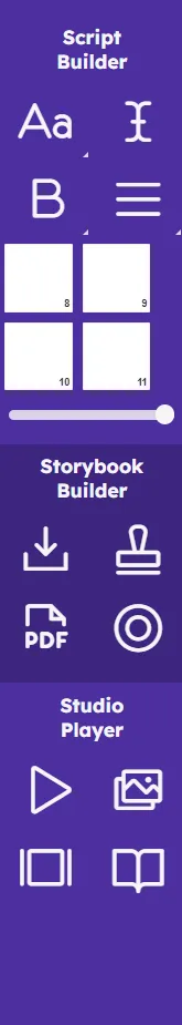 Studio right sidebar