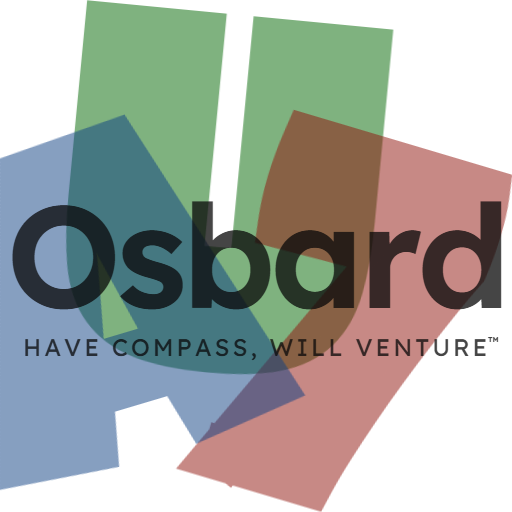 logo Osbard AU7 HAVE COMPASS, WILL TRAVEL